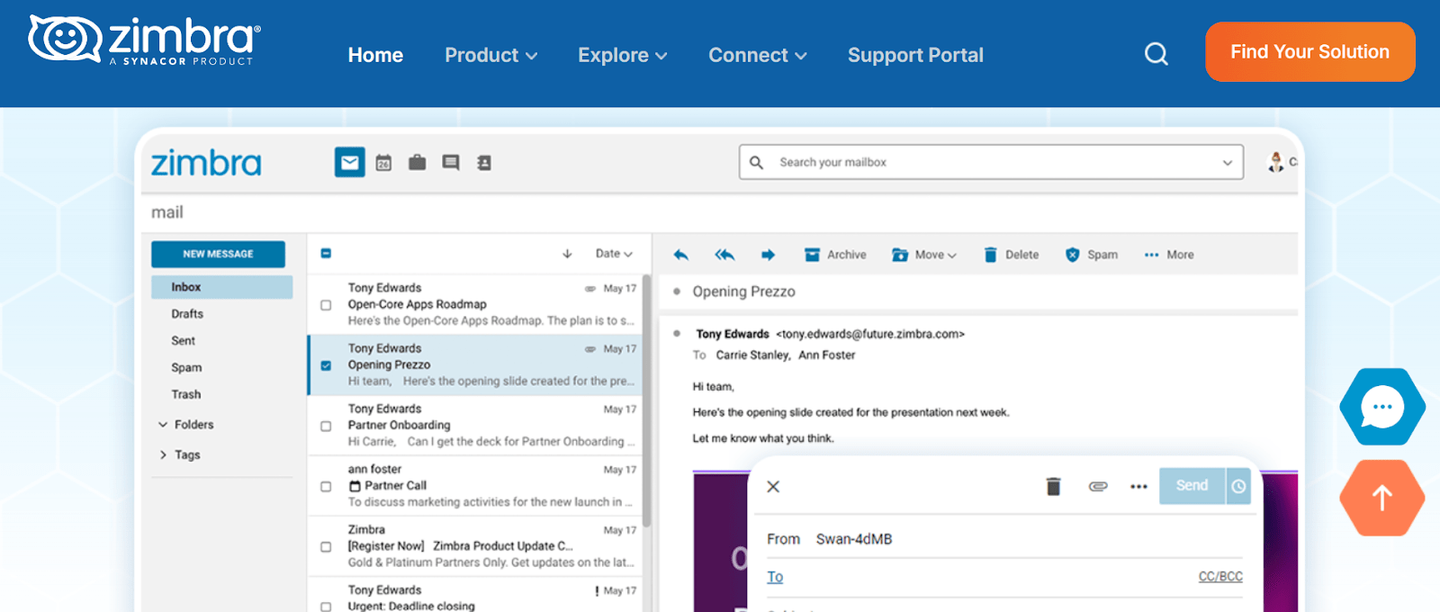 Cấu hình email doanh nghiệp và người dùng trên hệ thống Zimbra Mail Server